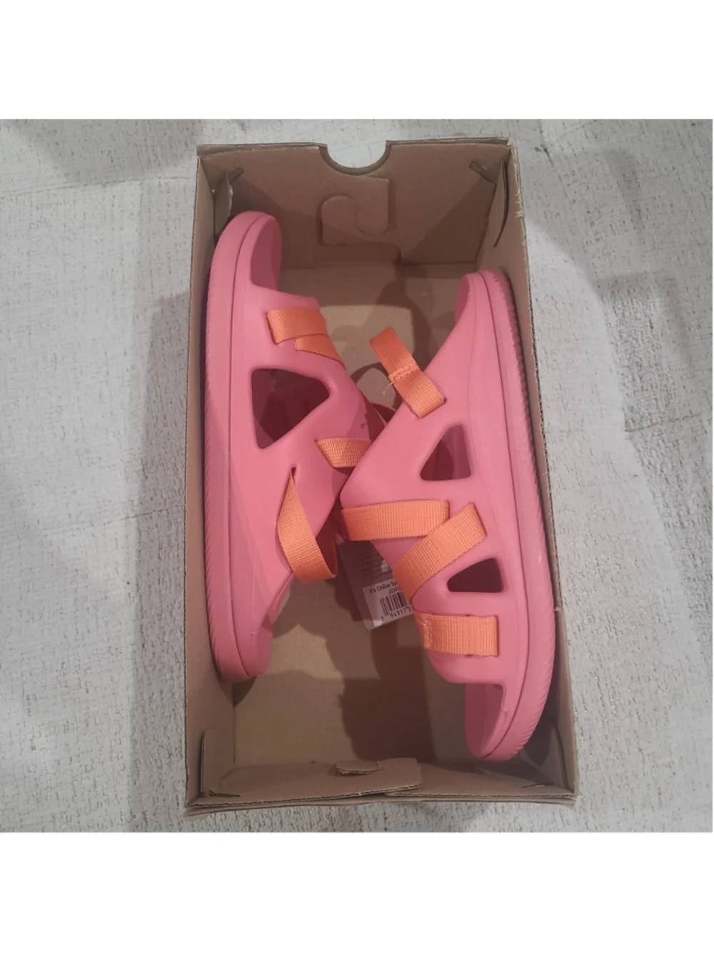 NEW Chaco Sandals Kids Girls Size 6 Women 7 Pink Strap Chillos Sport Rose Slides